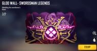 Free Fire में Swordsman Legend ग्लू वॉल स्किन